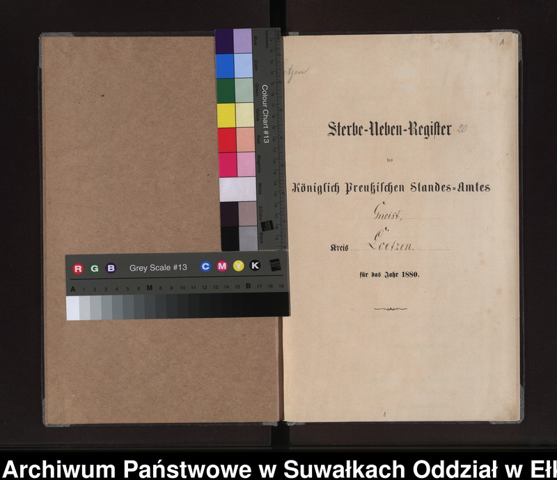 image.from.unit.number "Sterbe-Neben-Register des Königlich Preussischen Standes-Amtes Gneist Kreis Loetzen"