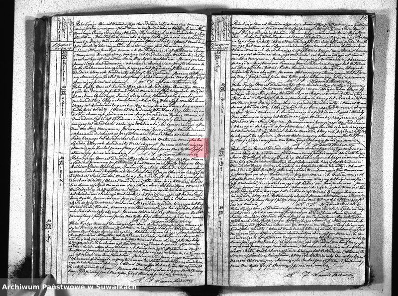 Obraz 15 z jednostki "Akta urodzonych urzędnika stanu cywilnego gminy i parafij sereyskiey od dnia 1-go stycznia 1820 do ostatniego miesiąca grudnia r.b. Urodzonych w Serejach"
