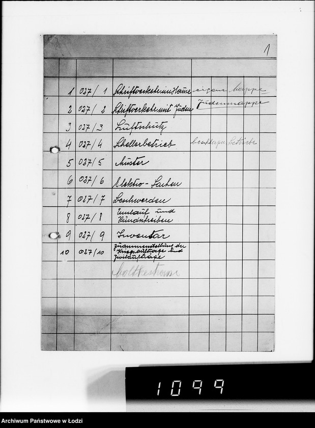 Obraz 5 z jednostki "Verschiedene. [Korespondencja w sprawie zaopatrzenia w artykuły techniczne]"