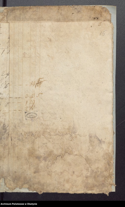 image.from.unit.number "Passenheimsche Stadt Kirchen Rechnung über Einnahme und Ausgabe"