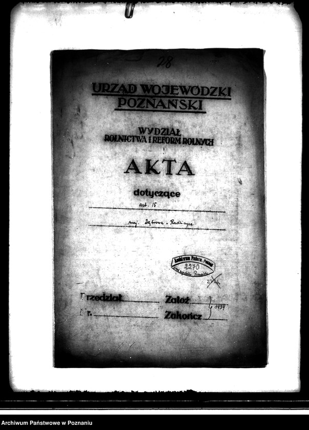 image.from.unit.number "Majątek Dąbrowa Radliczyce /parcelacja/"