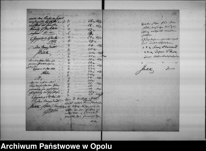 Obraz 20 z jednostki "Acta des Magistrats zu Oppeln betreffend: die Vermiethung der, der Stadtkommune gehörigen Wohnung nebst Stallung an dem Bauden Magazingebäude de Anno 1851"