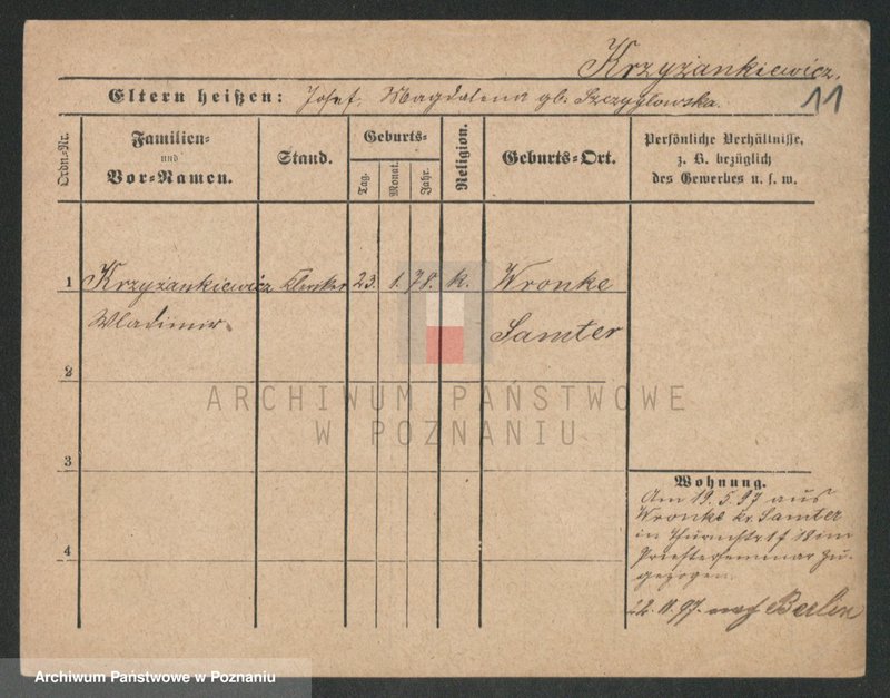 Obraz 11 z jednostki "Krzyżankiewicz - Kszyrski"