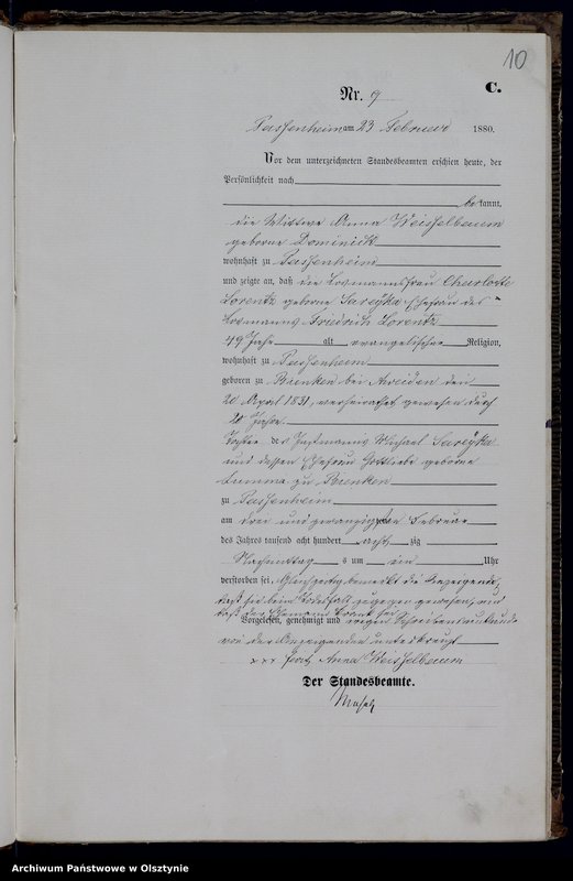 image.from.unit.number "Sterbe-Haupt-Register Nr 1 - 54"