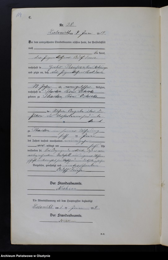 image.from.unit.number "Sterbe-Neben-Register Nr 25-76"