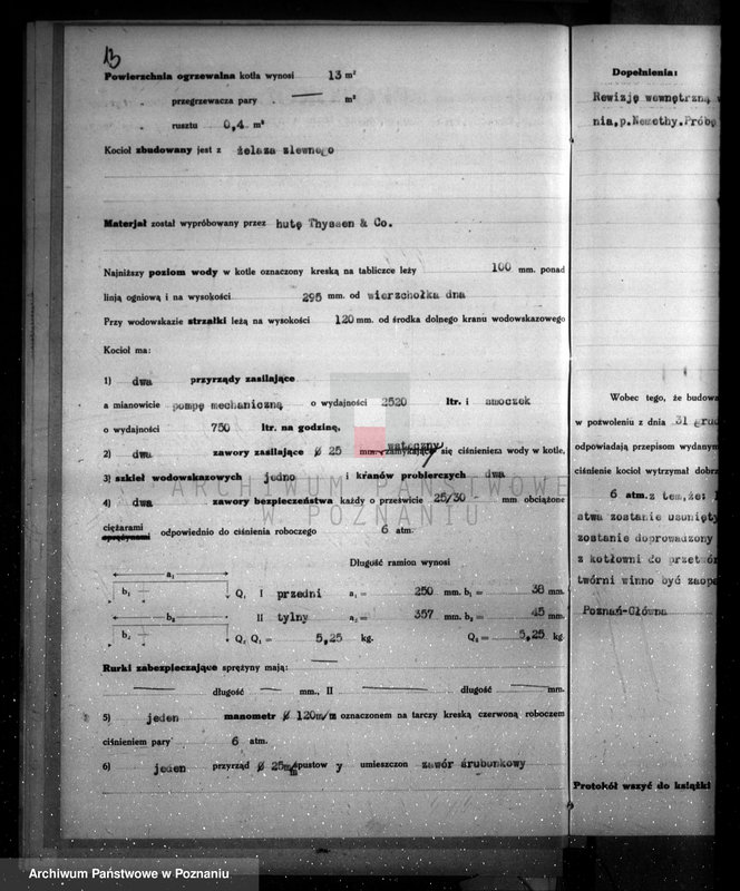 Obraz 17 z jednostki "Poznańska Termochemiczna Przetwórnia padliny Towarzystwo z o.o. Poznań ul. Główna nr woj. kotła 2485"