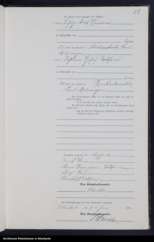 image.from.unit.number "Heiraths-Neben-Register Nr 1 - 16"