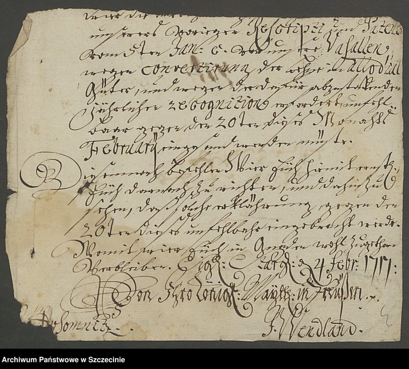 image.from.unit.number "Küsterdienst zu Zirkwitz [Cerkwica]."