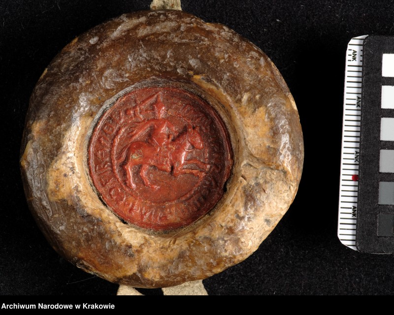 image.from.unit.number "Bolesław zwany Świdrygiełło książę Olgierdowicz przyrzeka dopełnić i dochować warunków poręczenia, które brat jego Władysław II Jagiełło król polski, złożył"