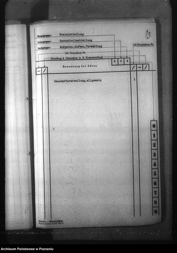 Obraz 17 z jednostki "Wykaz akt dla wydziału Gesundheitswesen und Volkspflege"