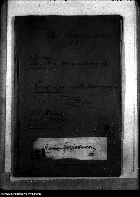 Obraz 4 z jednostki "Sprawy szczegółowo-administracyjne Emigracja robotników rolnych"