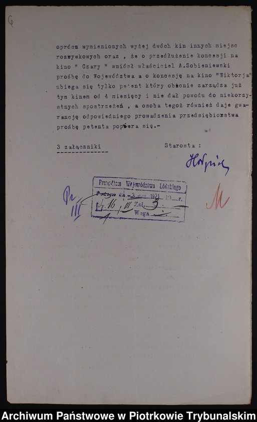 image.from.collection.number "Piotrkowskie kinoteatry sprzed wieku w dokumencie archiwalnym111"