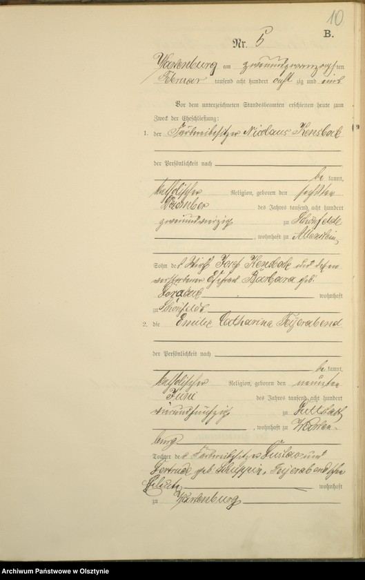 image.from.unit.number "Heiraths-Haupt-Register Nr 1 - 48"