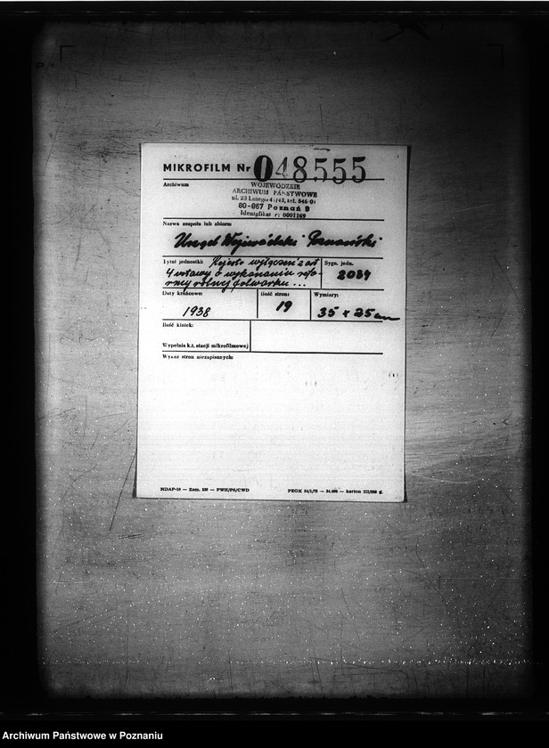image.from.unit.number "Rejestr wyłączeń z artykułu 4 ustawy o wykonaniu reformy rolnej folwarku Glinki powiatu bydgoskiego"