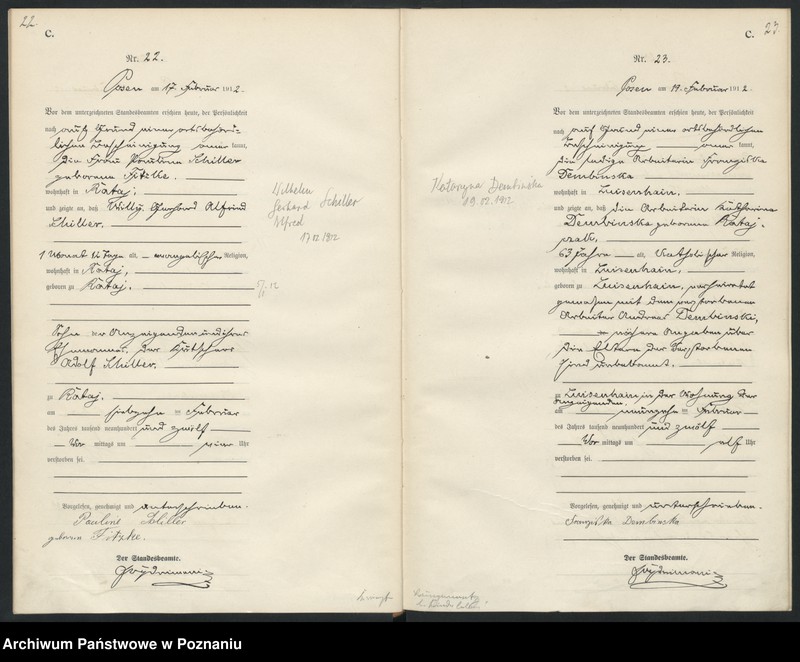 Obraz 14 z jednostki "Księga miejscowa zgonów [Rejestr główny zgonów]"