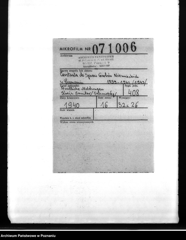 Obraz 2 z jednostki "Amtliche Meldungen Kreis Samter (Szamotuły)"