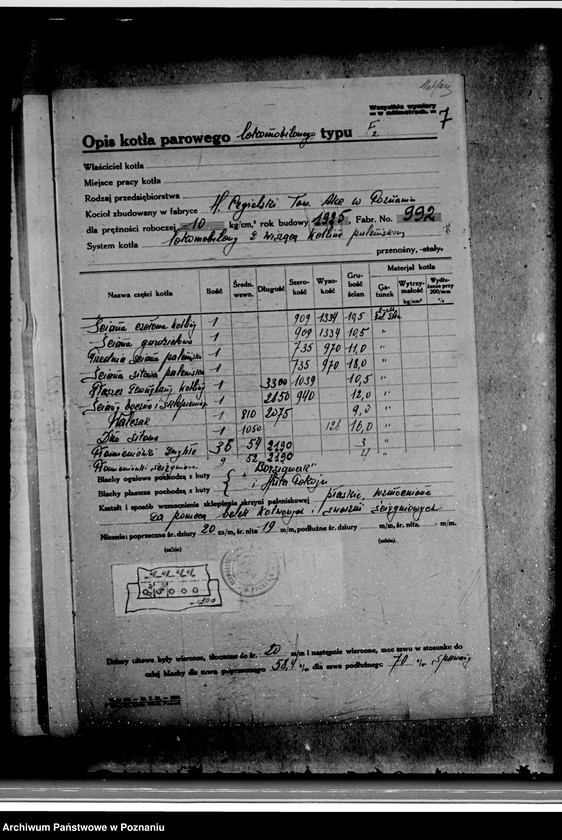 Obraz 10 z jednostki "Majątek Bugaj powiat wrzesiński własność Kościelski nr woj. kotła 4373"