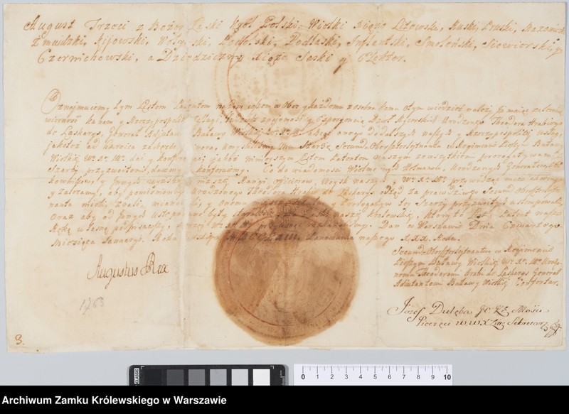 image.from.unit.number "August III król Polski etc... mianuje hrabiego Teodora de Laskaris generał-adiutanta Buławy Wielkiego Księstwa Litewskiego secund-oberszter-lejtnantem w regimencie pieszym Buławy Wielkiego Księstwa Litewskiego."