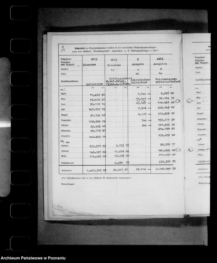 Obraz 6 z jednostki "Abschlussnachweisungen"