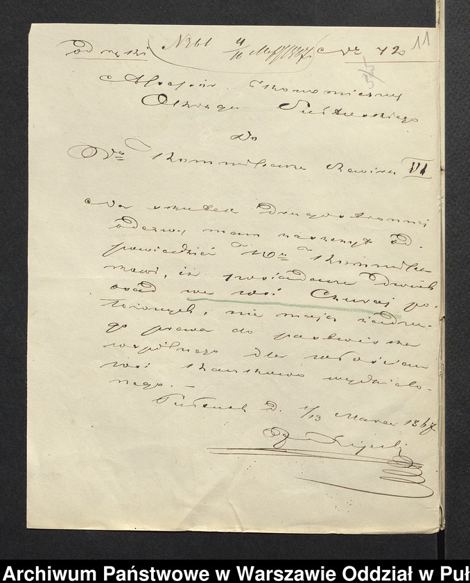 image.from.unit.number "O urządzaniu chłopów byłej rządowej własności Czuraj, podarowanego majorat gen. Kawalerii A. Aleksandrowi Kucińskiemu, gm. Orło"