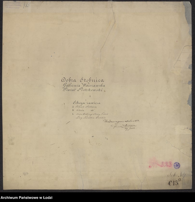 Obraz 4 z jednostki "Pierworys Urządzenia Dóbr Rządowych Stobnica ..."