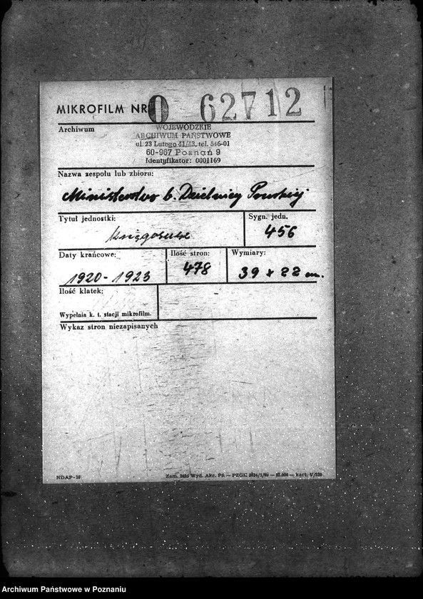 Obraz 2 z jednostki "- księgosusz -"