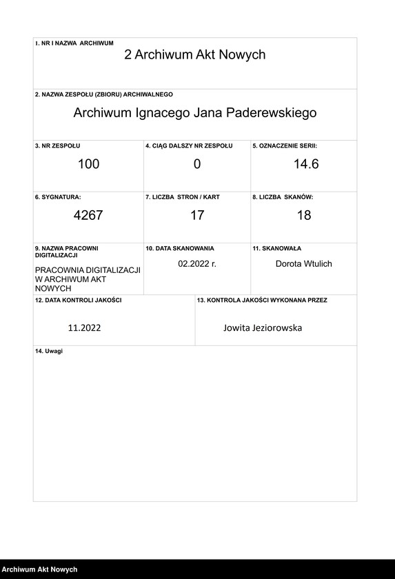 image.from.unit.number "Zaleski August; Załączniki: a) list (odpis) Skowrońskiego (Poseł RP w Brazylii); L.5 (odpowiedzi - rękopisy, maszynopisy); patrz 4246"
