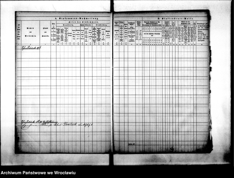 image.from.unit.number "Klassensteuerolle nebst Einkommens Nachweisung"