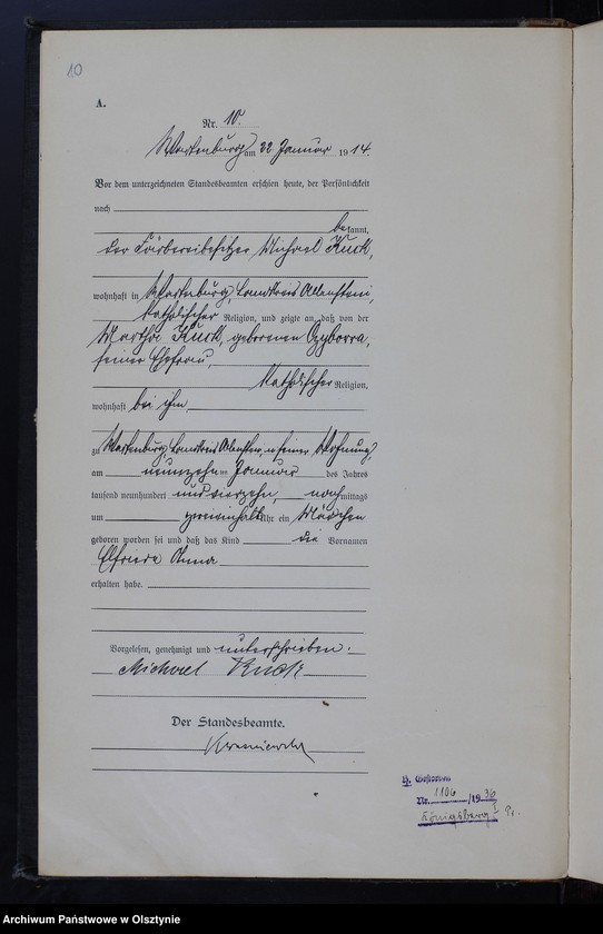 image.from.unit.number "Geburts-Haupt-Register Nr 1 - 153"