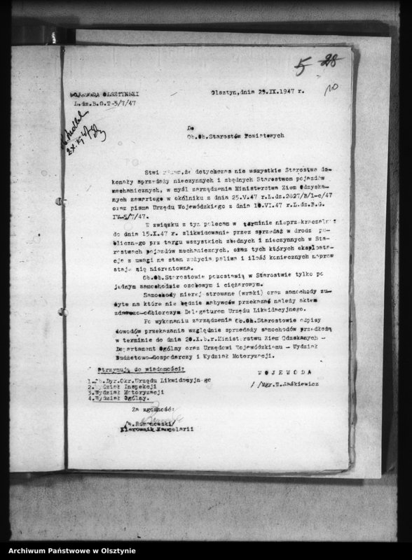 image.from.unit.number "Zarządzenia i okólniki wydziałów Budżetowo- Gospodarczego i Wojskowego"