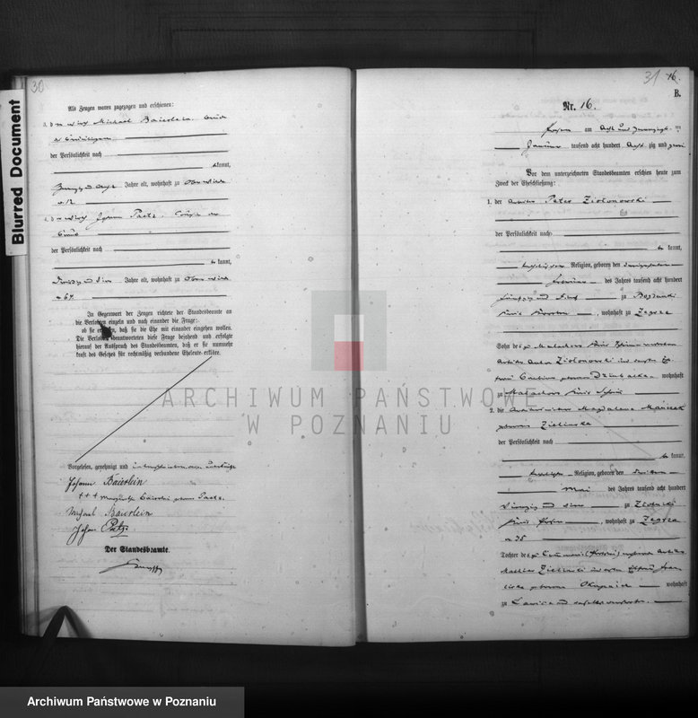 Obraz 17 z jednostki "Księga małżeństw"