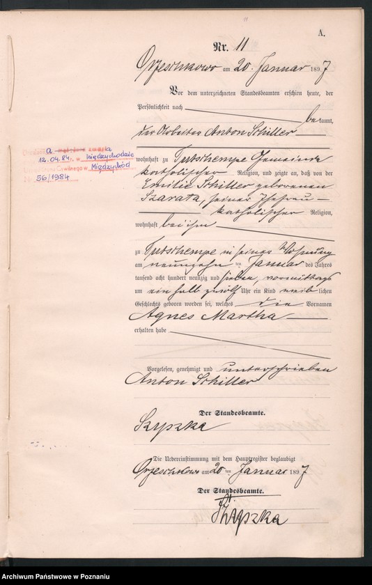 Obraz 14 z jednostki "Księga urodzeń"