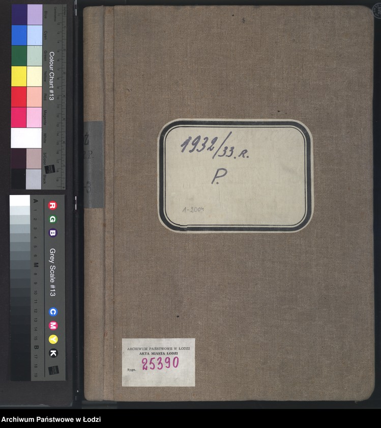 Obraz 2 z jednostki "Księga kontroli ruchu ludności (rejestr osób przybywających do gminy) Łódź, komisariat I, nr 1-2004"