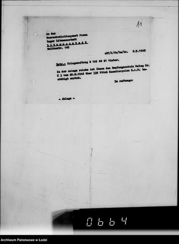 Obraz 15 z jednostki "4914 Kriegsauftrag R.149 SS-61 Winter Rein. von Pelzen HBA L