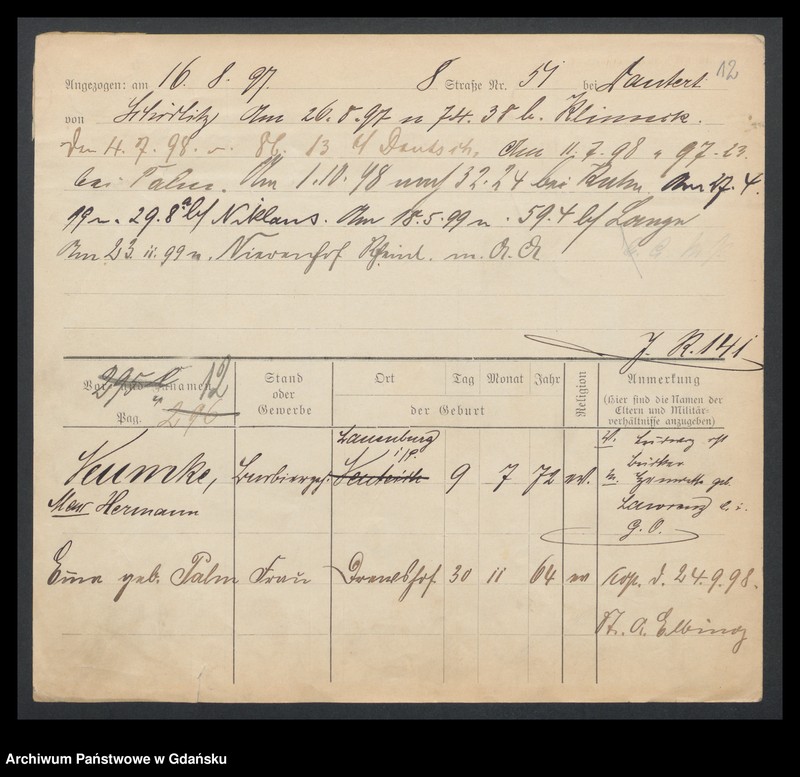 image.from.unit.number "Karty meldunkowe: Neumark - Nickel Jacob"