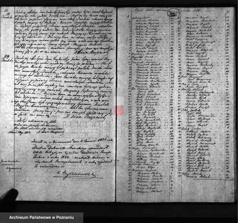 image.from.unit.number "Duplikat aktów urodzenia, zaślubienia i zejścia"