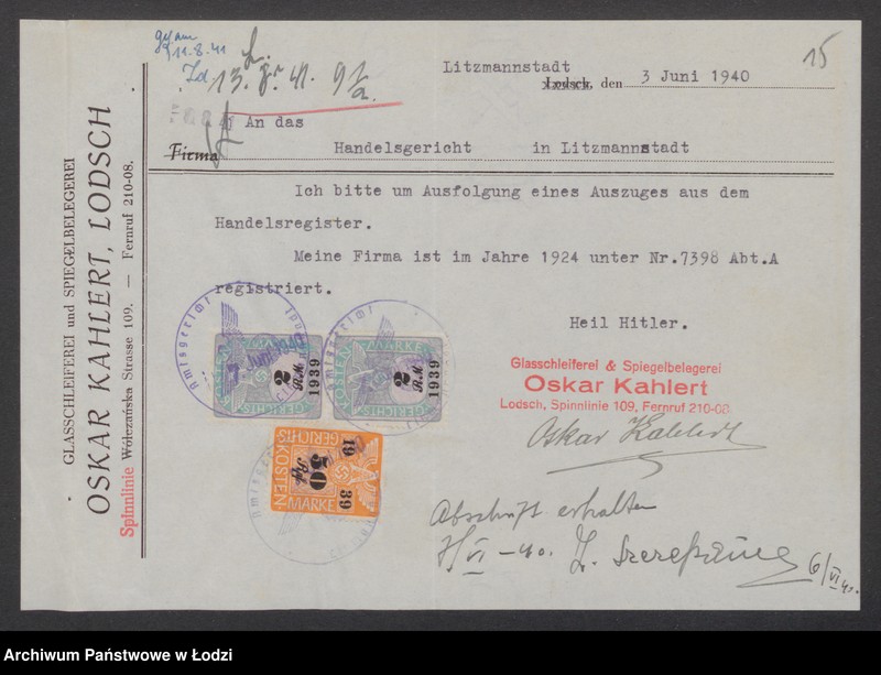 Obraz 17 z jednostki "Oskar Kahler- szlifirnia szkła i luster"