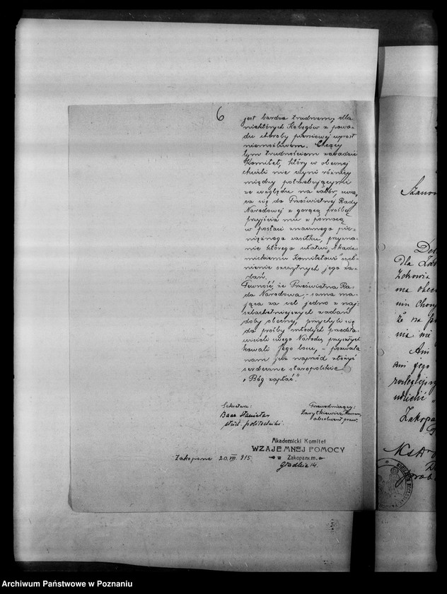 Obraz 10 z jednostki "Korespondencja w sprawie subwencji dla towarzystw dobroczynnych a Galicji oraz pomocy dla bezdomnych."