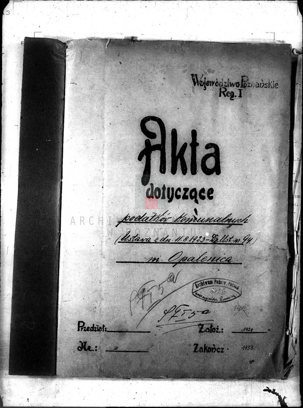 Obraz 5 z jednostki "Podatki Komunalne miasta Opalenicy"