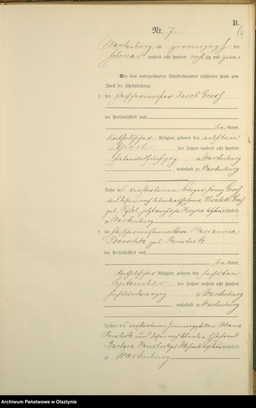 image.from.unit.number "Heiraths-Haupt-Register Nr 1 - 39"