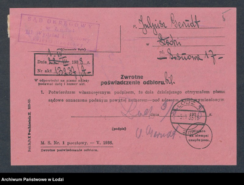 Obraz 7 z jednostki "Juljusz Gerndt – sklep rzeźniczy"