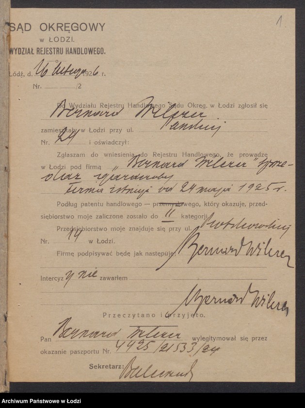 Obraz 3 z jednostki "Bernard Wilczer – sprzedaż garderoby"