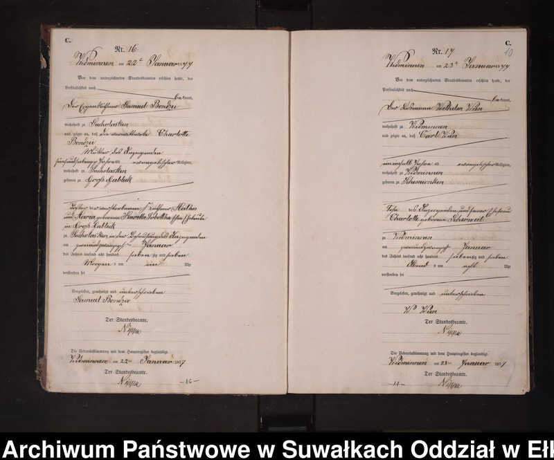 image.from.unit.number "Sterbe-Neben-Register des Preussischen Standes-Amtes Widminnen Kreis Loetzen"