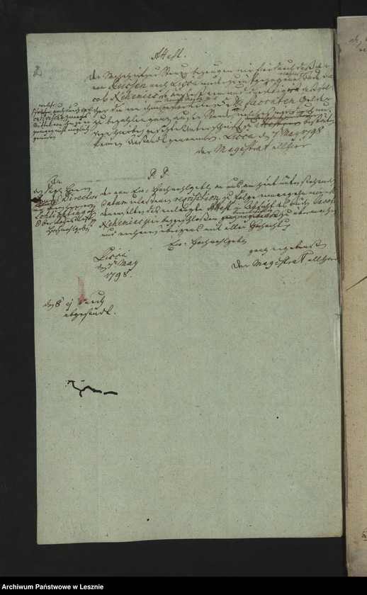 Obraz 4 z jednostki "[Eintreibung von Rekrutengeldern auf Antrag des Landrats von Schlichting]"