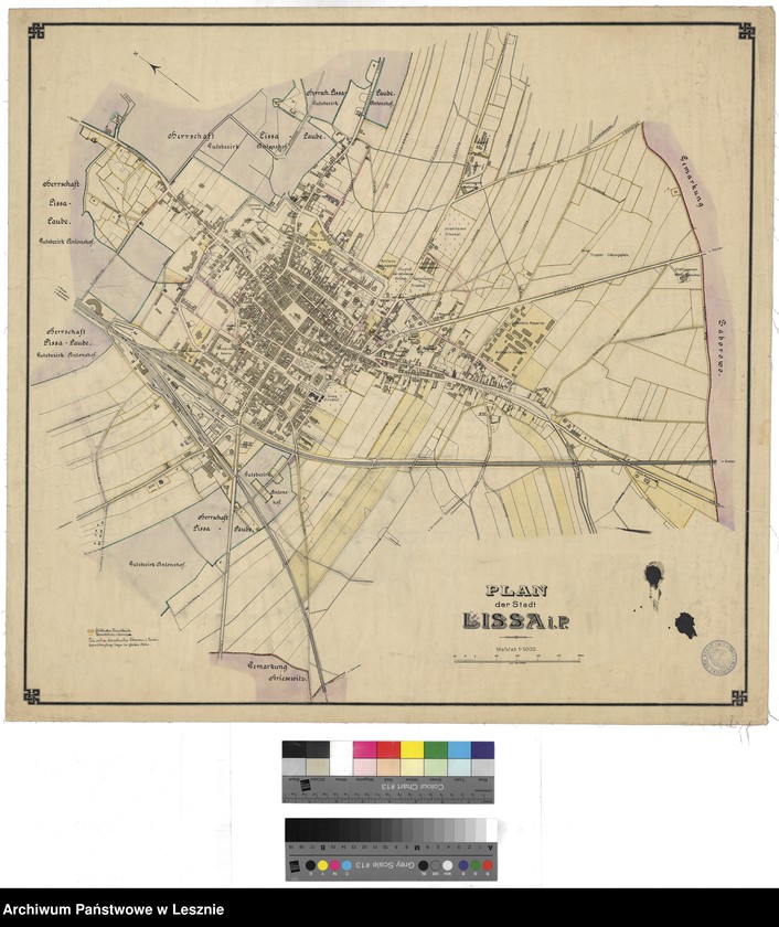Obraz 16 z kolekcji "Jak zmieniało się Leszno? Plany miasta Leszna w zasobie Archiwum111"