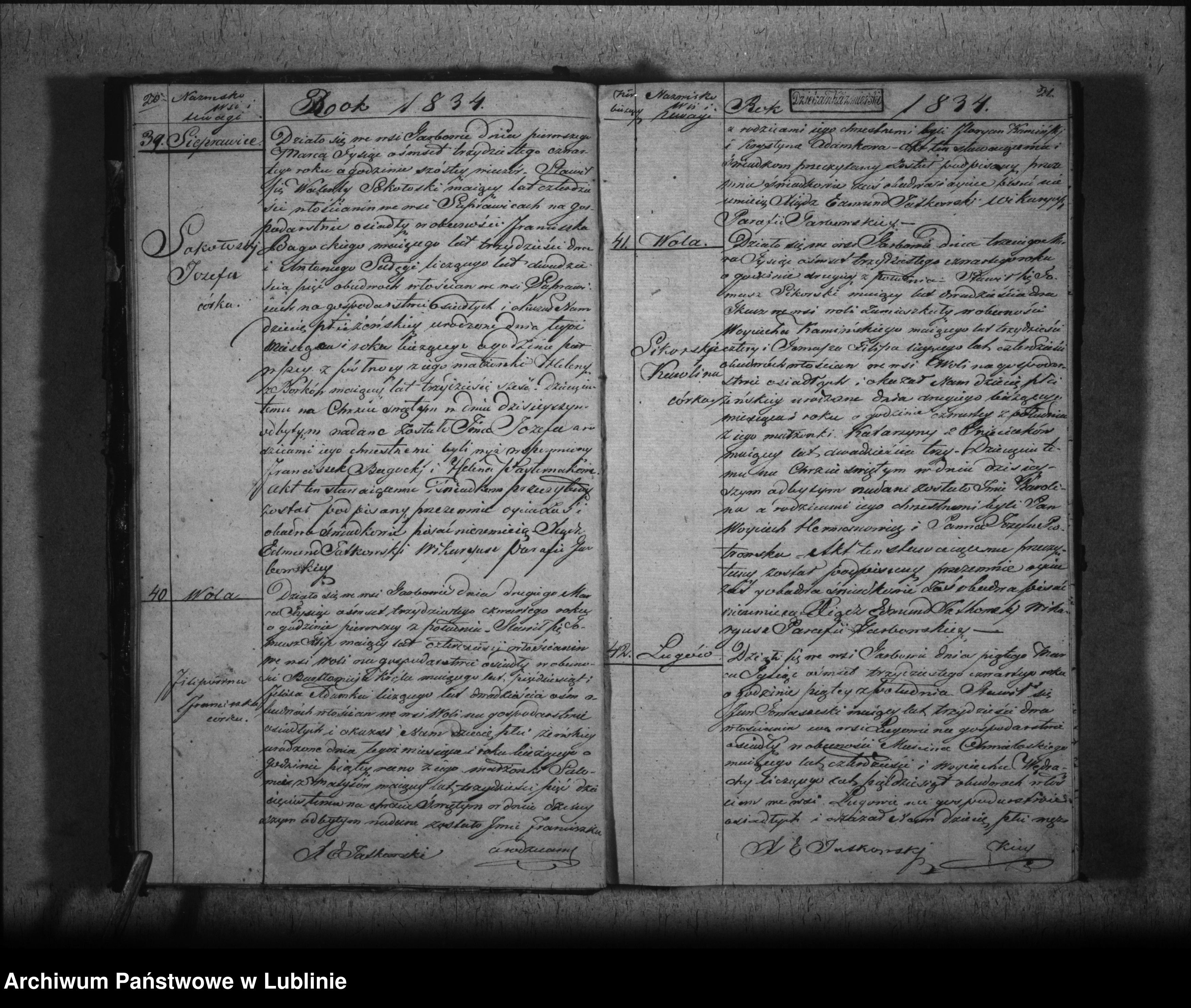 Skan z jednostki: Księga urodzeń, małżeństw i zgonów