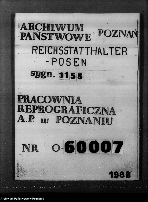 Obraz 1 z jednostki "Materiały dotyczące sytuacji Niemczyzny na Wołyniu, w Galicji i w okręgach białostockim i narewskim"
