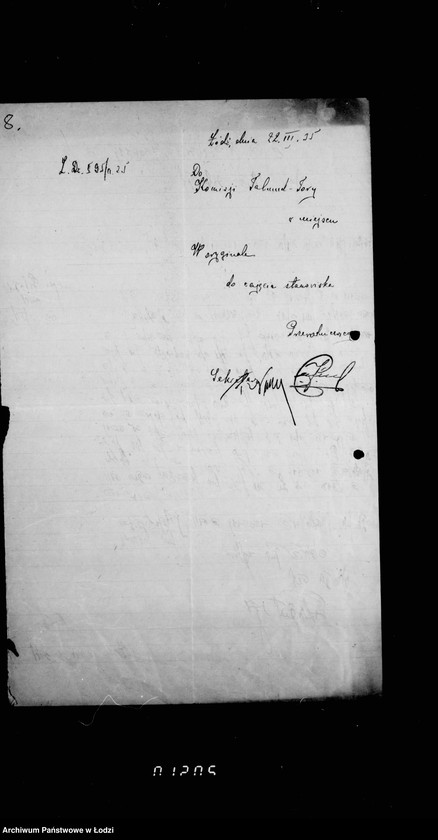 Obraz 12 z jednostki "Sprawy Komisji Talmud Tory"