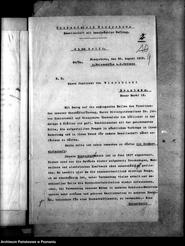 Obraz 13 z jednostki "Cukrownie w Nieżychowie"