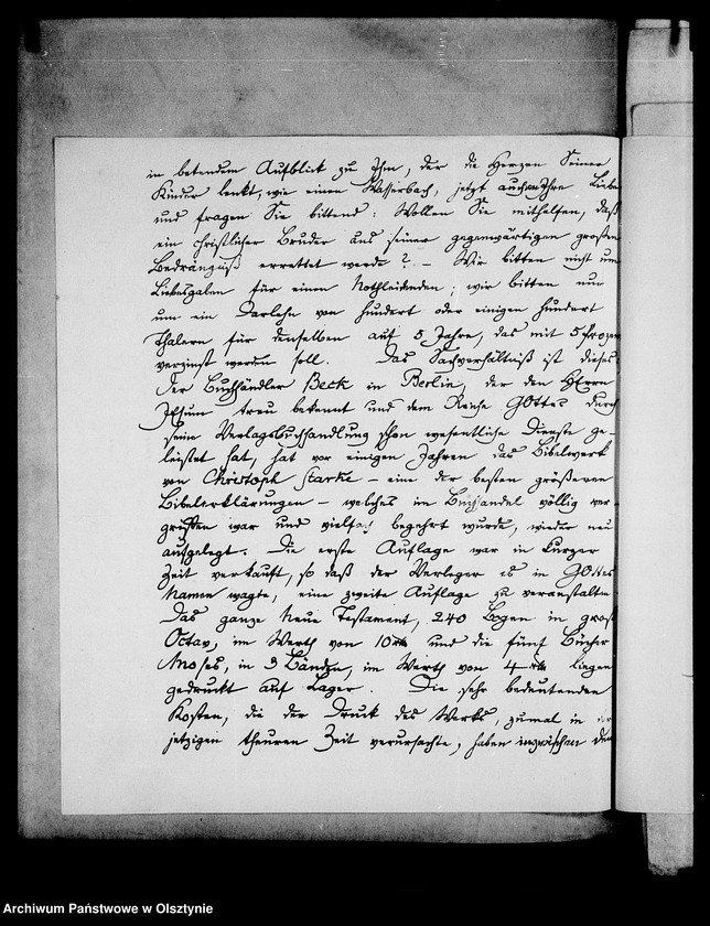 image.from.unit.number "/Briefe an die Gfin Anna Lehndorff- Steinort betr. die Versorgung mit Missions- a. a. frommen Blättern/"